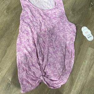 Purple tank top